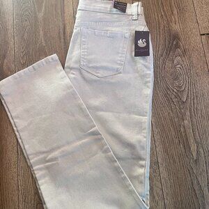 GLORIA VANDERBILD Amanda Jeans Dark Vanilla Size 8  Classic rise